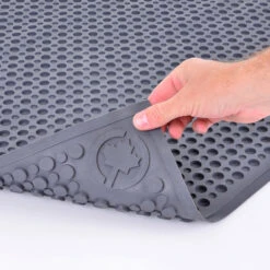 CanadianCat Company Kattenbak Mat Rubber XXL Grijs 6 CanadianCat Company Kattenbak Mat Rubber XXL Grijs -Katten En Honden Benodigdheden canadiancat company kattenbak mat rubber xxl grijs 2