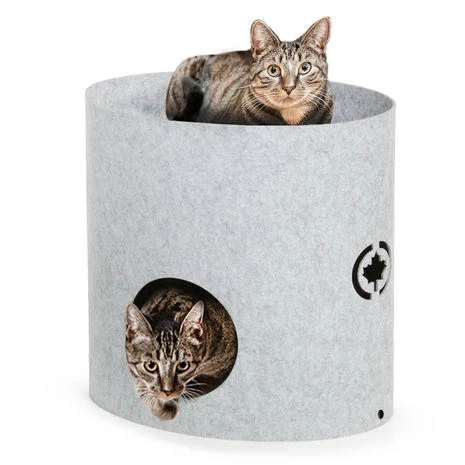 CanadianCat Company Kattenmand Owen Tower Met Krabkarton Grijs 2 CanadianCat Company Kattenmand Owen Tower Met Krabkarton Grijs - Afbeelding 2