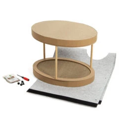 CanadianCat Company Kattenmand Owen Tower Met Krabkarton Grijs 9 CanadianCat Company Kattenmand Owen Tower Met Krabkarton Grijs -Katten En Honden Benodigdheden canadiancat company kattenmand owen tower met krab 3