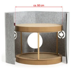 CanadianCat Company Kattenmand Owen Tower Met Krabkarton Grijs 10 CanadianCat Company Kattenmand Owen Tower Met Krabkarton Grijs -Katten En Honden Benodigdheden canadiancat company kattenmand owen tower met krab 4