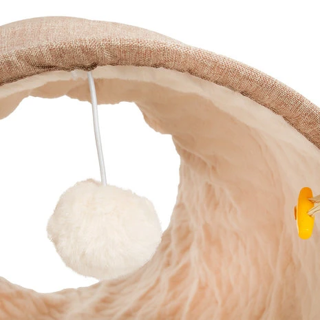 CanadianCat Company Kattentunnel Maine Coon Beige 70 Cm 3 CanadianCat Company Kattentunnel Maine Coon Beige 70 Cm - Afbeelding 3