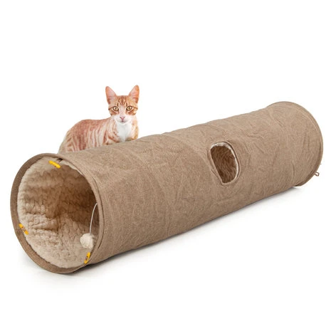 CanadianCat Company Kattentunnel XXL Maine Coon Beige 150 Cm 1 CanadianCat Company Kattentunnel XXL Maine Coon Beige 150 Cm