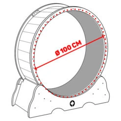 CanadianCat Company Kattenwiel Hout Black Edition Maine Coon XXL -Katten En Honden Benodigdheden canadiancat company kattenwiel hout black edition 15