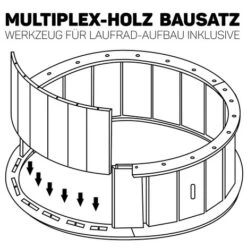 CanadianCat Company Kattenwiel Hout Black Edition -Katten En Honden Benodigdheden canadiancat company kattenwiel hout black edition 5