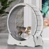 CanadianCat Company Kattenwiel Hout White Edition