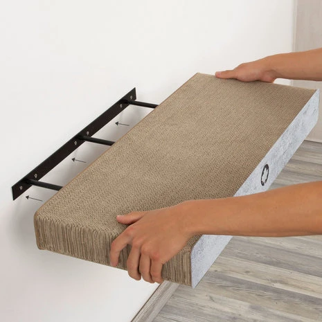 CanadianCat Company Krab Ligplaats Voor Montage Aan De Muur Lichtgrijs 3 CanadianCat Company Krab Ligplaats Voor Montage Aan De Muur Lichtgrijs - Afbeelding 3