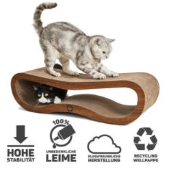 CanadianCat Company Krabmeubel Orbit Walnut Brown -Katten En Honden Benodigdheden canadiancat company krabmeubel orbit walnut brown 2
