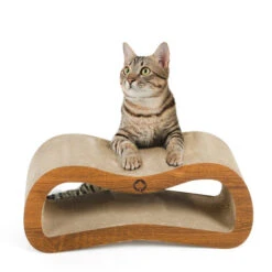 CanadianCat Company Krabmeubel Orbit Walnut Small