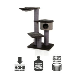 CanadianCat Company Krabpaal Maine Coon Coony 130 Donkergrijs 9 CanadianCat Company Krabpaal Maine Coon Coony 130 Donkergrijs -Katten En Honden Benodigdheden canadiancat company krabpaal maine coon coony 130 10