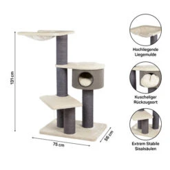 CanadianCat Company Krabpaal Maine Coon Coony 130 Beige 15 CanadianCat Company Krabpaal Maine Coon Coony 130 Beige -Katten En Honden Benodigdheden canadiancat company krabpaal maine coon coony 130 7