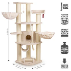 CanadianCat Company Krabpaal Maine Coon Dawson Beige 19 CanadianCat Company Krabpaal Maine Coon Dawson Beige -Katten En Honden Benodigdheden canadiancat company krabpaal maine coon dawson bei 9