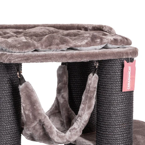 CanadianCat Company Krabpaal Maine Coon Hudson Antraciet/grijs 4 CanadianCat Company Krabpaal Maine Coon Hudson Antraciet/grijs - Afbeelding 4