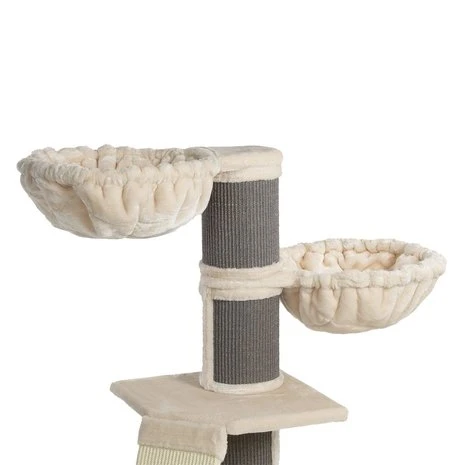 CanadianCat Company Maine Coon Krabpaal Regina Beige/antraciet 2 CanadianCat Company Maine Coon Krabpaal Regina Beige/antraciet - Afbeelding 2