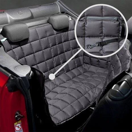 Doctor Bark Achterbank Beschermer Cabrio En 2-Deurs Coupé Grijs 4 Doctor Bark Achterbank Beschermer Cabrio En 2-Deurs Coupé Grijs - Afbeelding 4