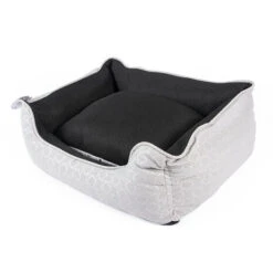 Duvo+ Hondenmand Airmesh Zwart/wit