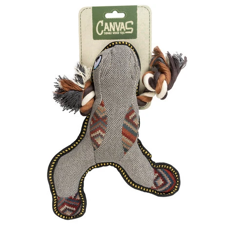 Duvo+ Hondenspeelgoed Canvas Kikker 2 Duvo+ Hondenspeelgoed Canvas Kikker - Afbeelding 2