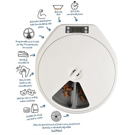Duvo+ Voederautomaat 5 Maaltijden 3 Duvo+ Voederautomaat 5 Maaltijden - Afbeelding 3