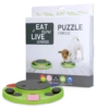 Eat Slow Live Longer Honden Puzzel Circle