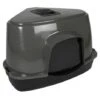 EBI Hoekkattenbak Jumbo Antraciet Zen Serie