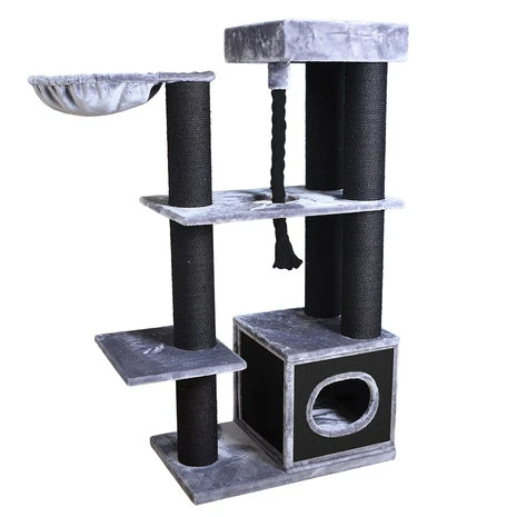 EBI Krabpaal Leicester Maine Coon Donkergrijs 1 EBI Krabpaal Leicester Maine Coon Donkergrijs