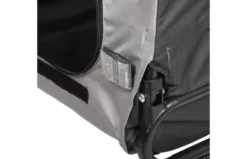 Flamingo Honden Fietskar Juliette Grijs/zwart -Katten En Honden Benodigdheden flamingo honden fietskar juliette grijs zwart 2