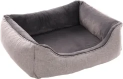 Flamingo Hondenmand Esmo Grijs -Katten En Honden Benodigdheden flamingo hondenmand esmo grijs 2