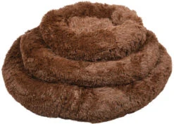 Flamingo Pluche Mand Rond Bruin