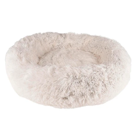 Flamingo Pluche Mand Rond Cream Wit 1 Flamingo Pluche Mand Rond Cream Wit