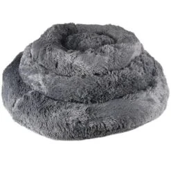 Flamingo Pluche Mand Rond Grijs