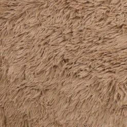 Flamingo Pluche Mand Rond Mokka -Katten En Honden Benodigdheden flamingo pluche mand rond mokka 2