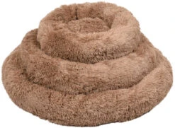 Flamingo Pluche Mand Rond Mokka