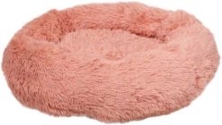 Flamingo Pluche Mand Rond OudRoze 5 Flamingo Pluche Mand Rond OudRoze -Katten En Honden Benodigdheden flamingo pluche mand rond oudroze 2