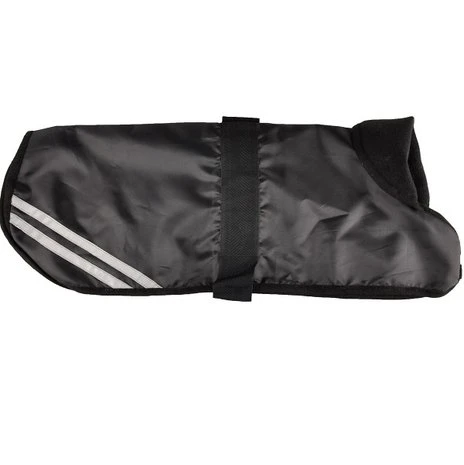 Flamingo Regenjas Hond Mika Zwart 2 Flamingo Regenjas Hond Mika Zwart - Afbeelding 2