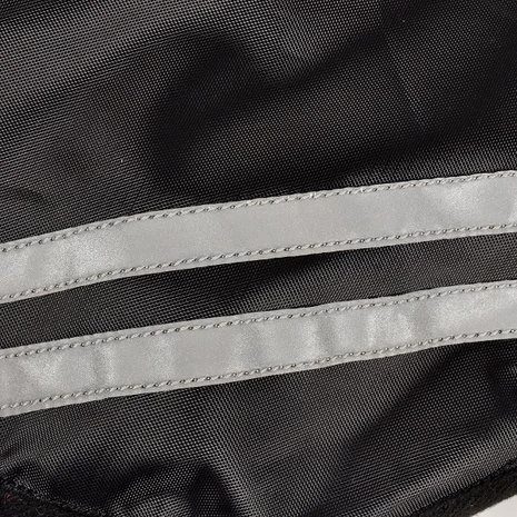 Flamingo Regenjas Hond Mika Zwart 4 Flamingo Regenjas Hond Mika Zwart - Afbeelding 4