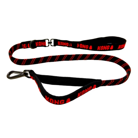 KONG Zero Shock Hondenriem Zwart 1 KONG Zero Shock Hondenriem Zwart