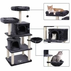 Krabpaal Kiel Donker Grijs 8 Krabpaal Kiel Donker Grijs -Katten En Honden Benodigdheden krabpaal kiel donker grijs 3