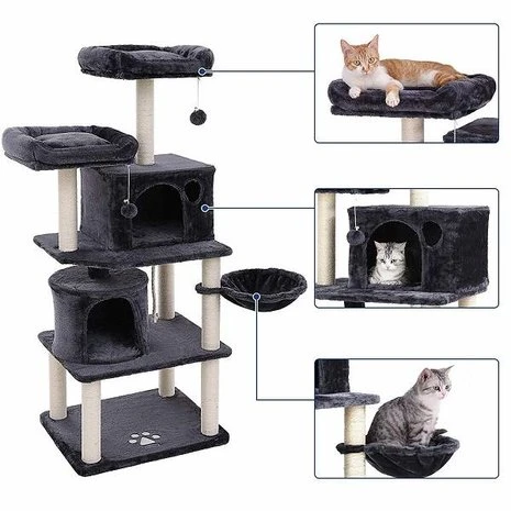 Krabpaal Kiel Donker Grijs 4 Krabpaal Kiel Donker Grijs - Afbeelding 4