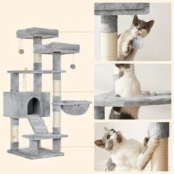 Krabpaal Syke Grijs 13 Krabpaal Syke Grijs -Katten En Honden Benodigdheden krabpaal syke grijs 5