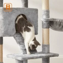 Krabpaal Syke Grijs 14 Krabpaal Syke Grijs -Katten En Honden Benodigdheden krabpaal syke grijs 6