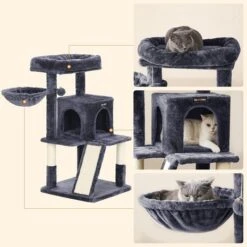 Krabpaal Wismar Donker Grijs -Katten En Honden Benodigdheden krabpaal wismar donker grijs 2