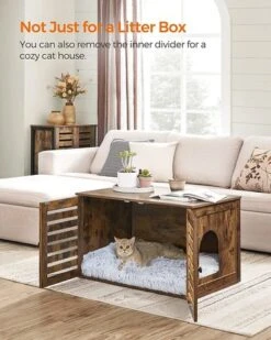 PetsGifts Kattenbak Meubel Open Design -Katten En Honden Benodigdheden petsgifts kattenbak meubel open design 4