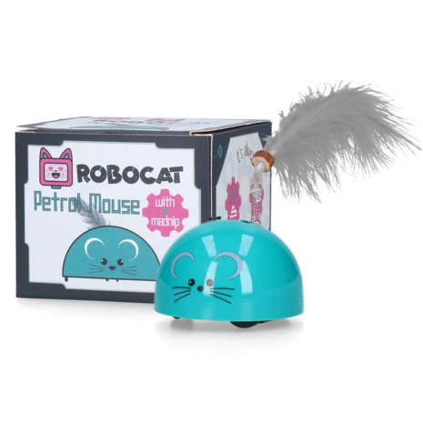 Robocat Bewegende Muis Petrol 1 Robocat Bewegende Muis Petrol