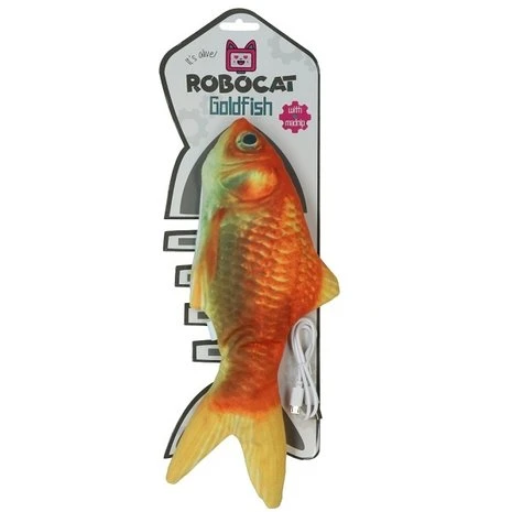 Robocat Goudvis Bewegende Vis Met USB 1 Robocat Goudvis Bewegende Vis Met USB