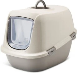 Savic Kattenbak Leo Jumbo Warmgrijs