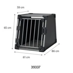 Trixie Auto Vervoersbox Aluminium Grafiet -Katten En Honden Benodigdheden trixie auto vervoersbox aluminium grafiet 6
