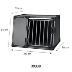 Trixie Auto Vervoersbox Aluminium Grafiet -Katten En Honden Benodigdheden trixie auto vervoersbox aluminium grafiet 7