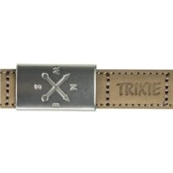 Trixie Be Nordic Leren Riem Zand -Katten En Honden Benodigdheden trixie be nordic leren riem zand 2