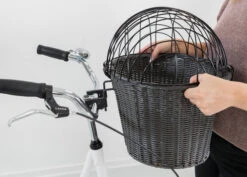 Trixie Fietsmand Hond Voor Het Stuur Polyrotan -Katten En Honden Benodigdheden trixie fietsmand hond voor het stuur polyrotan 3