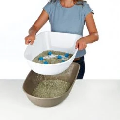 Trixie Kattenbak Open Berto Met Zeef Antraciet 11 Trixie Kattenbak Open Berto Met Zeef Antraciet -Katten En Honden Benodigdheden trixie kattenbak open berto met zeef antraciet 3