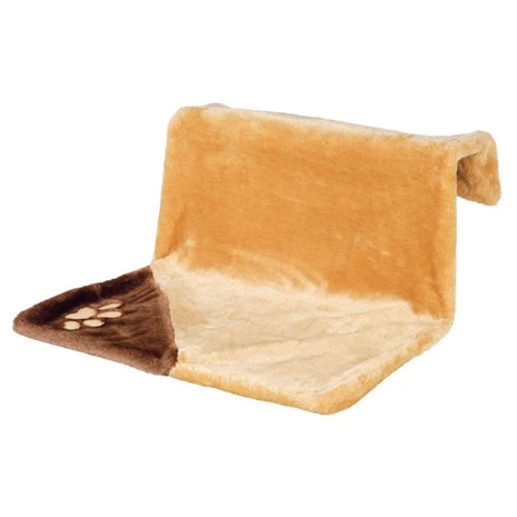 Trixie Radiator Hangmat Pluche Lichtbruin/bruin 2 Trixie Radiator Hangmat Pluche Lichtbruin/bruin - Afbeelding 2